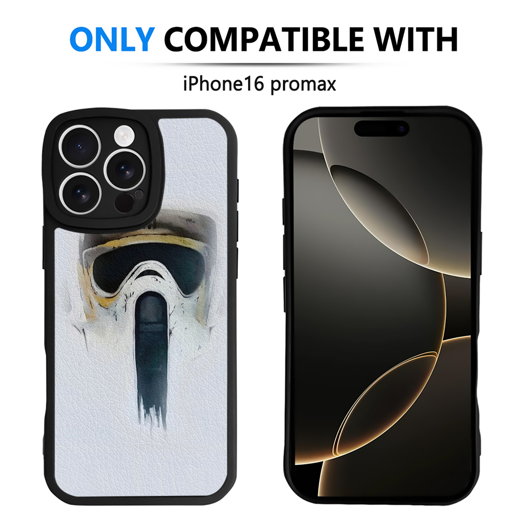 （画像用） スター・ウォーズ Star Wars 【iPhone 16シリーズ対応】シリコンスマホケース（レザー調） 材質：シリコン
